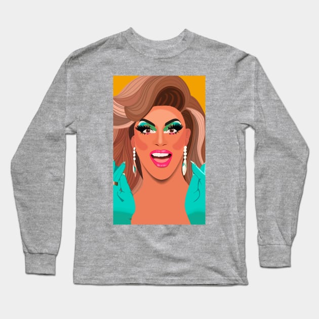 Shangela Long Sleeve T-Shirt by KaiVerroDesigns